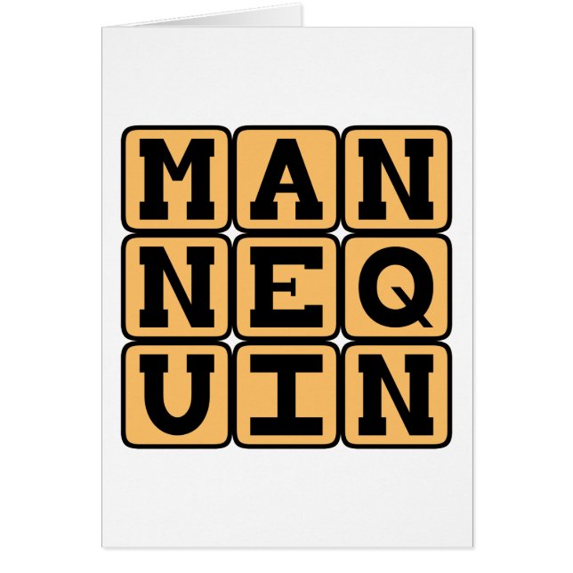 Mannequin, mannequin de mode (Devant)