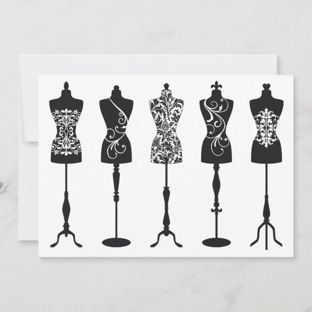 mannequins de mode vintage (Devant)