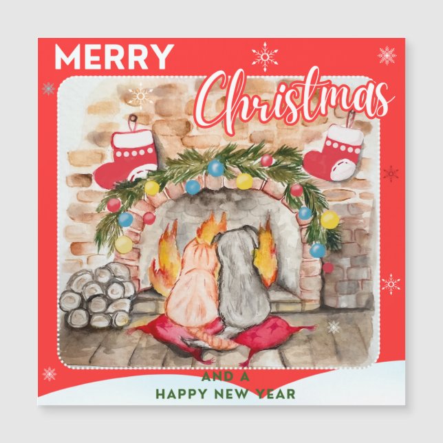 Manoir de Noël confortable avec chien et chat (Devant)