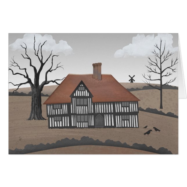 Manoir de Old Crow Card (Devant Horizontal)