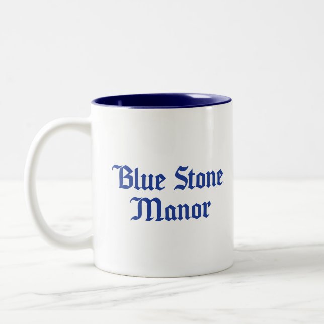 Manoir de pierre bleue Mug and Shirt (Gauche)