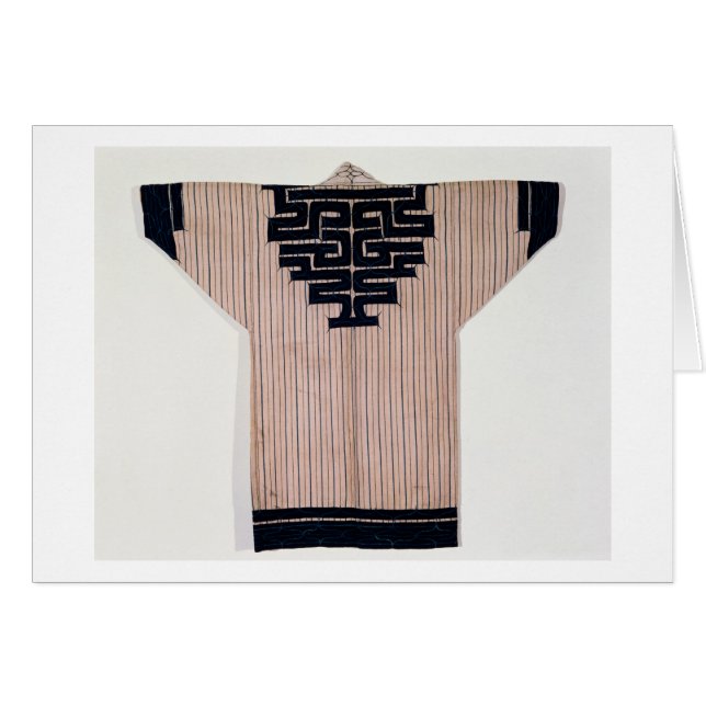 Manteau Ainu, 19ème siècle (Devant horizontal)