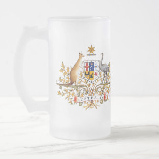 Manteau australien de tasse givrée de bras