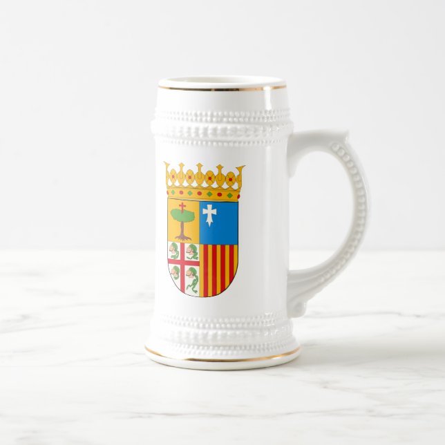 Manteau d'Aragon de tasse de bras (Droite)