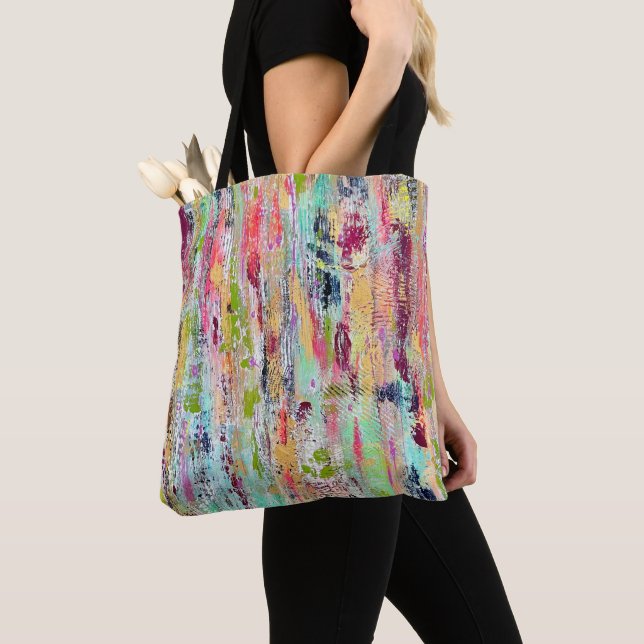 Manteau de beaucoup de couleurs Sac fourre-tout (De près)