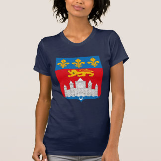 Manteau de Bordeaux de T-shirt de bras