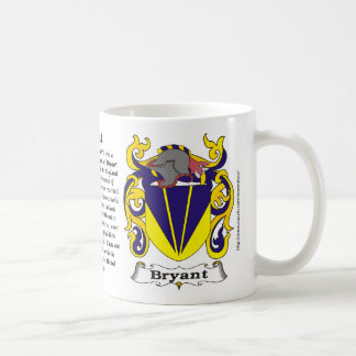 Manteau de famille de Bryant de tasse de bras