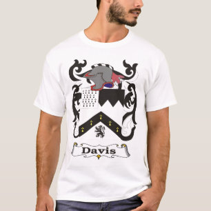 Manteau de famille de Davis de T-shirt de bras