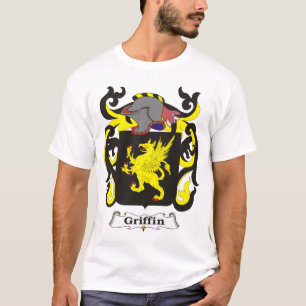 Manteau de famille de griffon de T-shirt de bras