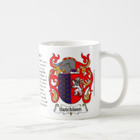 Manteau de famille de Hutchinson de tasse de bras