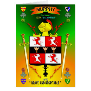 MANTEAU DE FAMILLE DE MURPHY DU CREST ET DE