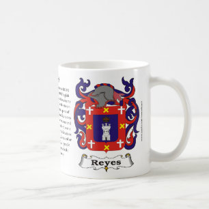 Manteau de famille de Reyes de tasse de bras