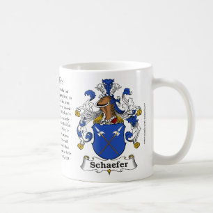 Manteau de famille de Schaefer de tasse de bras