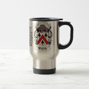 Manteau de famille des bras gallois sur une tasse