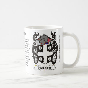 Manteau de Fletcher des bras sur une tasse