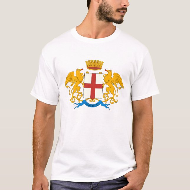 Manteau de Gênes de T-shirt de bras (Devant)