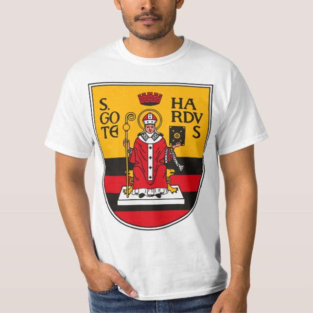 Manteau de Gotha de T-shirt de bras (Devant)