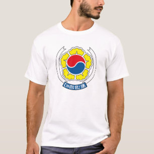 Manteau de la Corée du Sud de T-shirt de bras