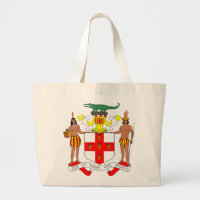 Manteau de la Jamaïque de sac fourre-tout à bras