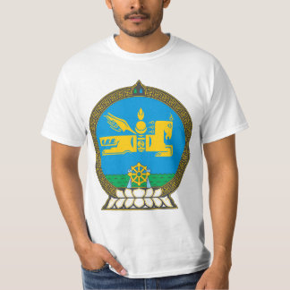 Manteau de la Mongolie de T-shirt de bras