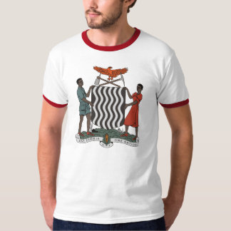 Manteau de la Zambie de T-shirt de bras