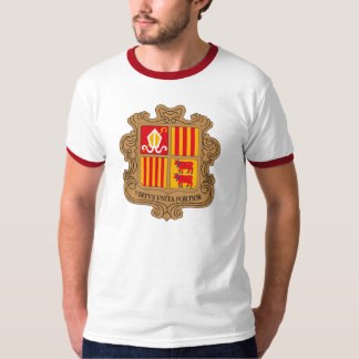 Manteau de l'Andorre de T-shirt de bras