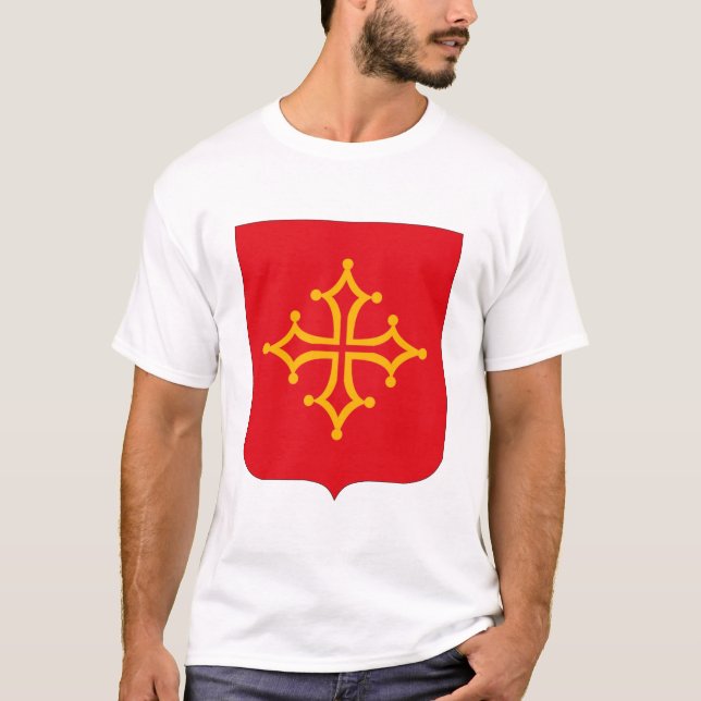 Manteau de Languedoc de T-shirt de bras (Devant)