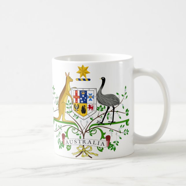 Manteau de l'Australie de tasse de bras (Droite)