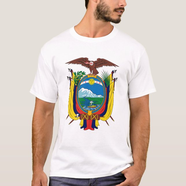 Manteau de l'Equateur de T-shirt de bras (Devant)