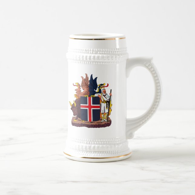 Manteau de l'Islande de tasse de bras (Droite)