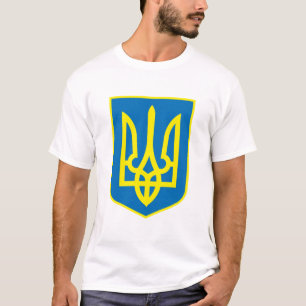 Manteau de l'Ukraine de T-shirt de bras