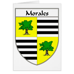 Manteau de Moralès des bras/de crête de famille