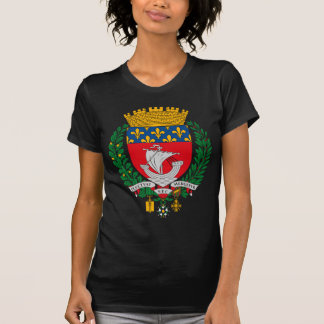Manteau de Paris de T-shirt de bras