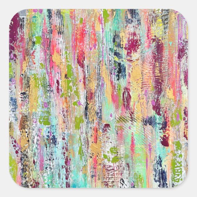Manteau de plusieurs couleurs Stickers (Devant)