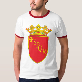 Manteau de Rome de T-shirt de bras