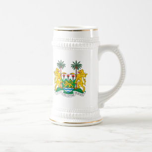 Manteau de Sierra Leone de tasse de bras