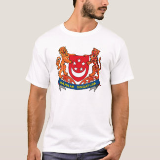 Manteau de Singapour de T-shirt de bras