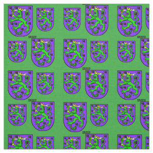 Manteau de St Urho de tissu vert pourpre de bras