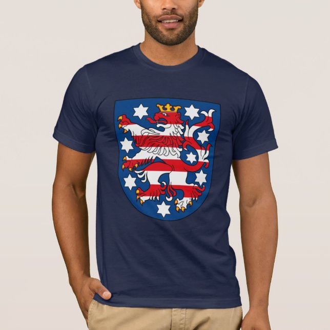 Manteau de Thuringen de T-shirt de bras (Devant)