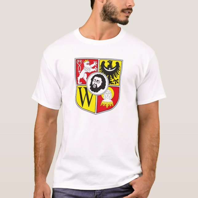 Manteau de Wroclaw de T-shirt de bras (Devant)