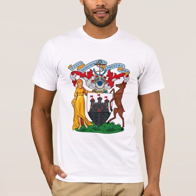 Manteau d'Edimbourg de T-shirt de bras (Devant)