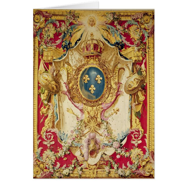 Manteau des bras de la famille royale française (Devant)