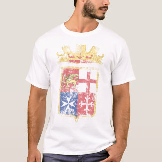 Manteau des bras du T-shirt de forces navales de