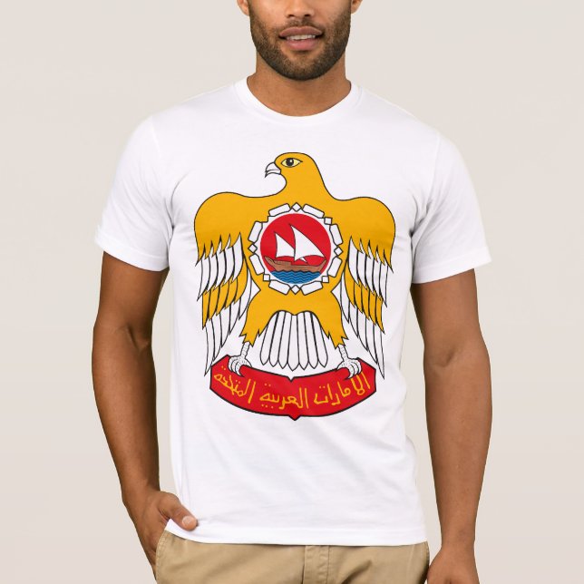 Manteau des Emirats Arabes Unis de T-shirt de bras (Devant)
