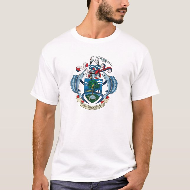 Manteau des Seychelles de T-shirt de bras (Devant)