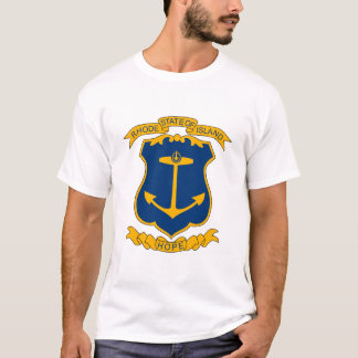 Manteau d'Île de Rhode de T-shirt de bras