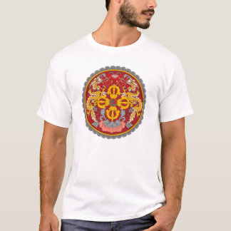 Manteau du Bhutan de T-shirt de bras