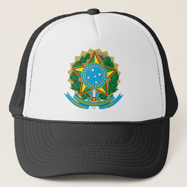 Manteau du Brésil de casquette de bras (Devant)