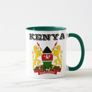 Manteau du KENYA de tasse de bras