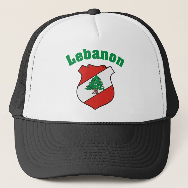 Manteau du Liban de casquette de bras/de drapeau (Devant)